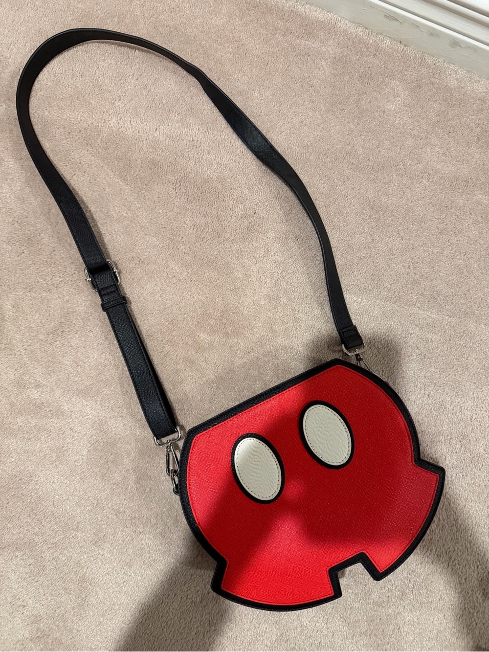 Loungefly mickey pants crossbody bag